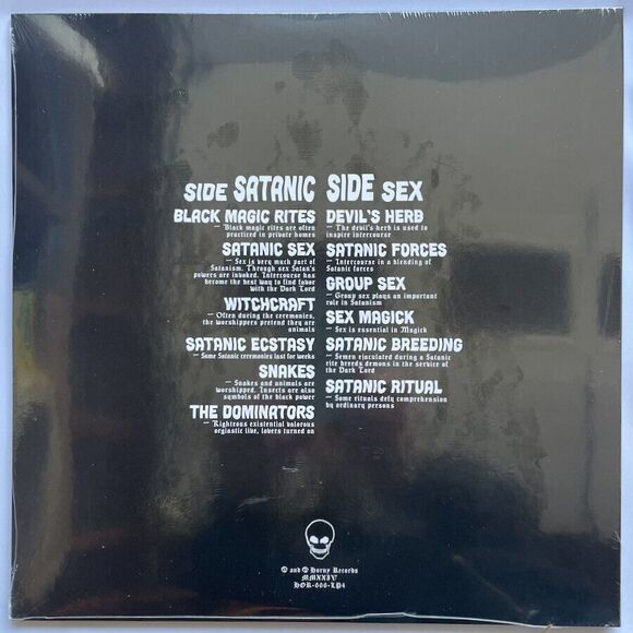 BALL Satanic Ecstasy Limited Satanic Sex Splatter Vinyl Horny Records 2025 - Picture 3 of 3